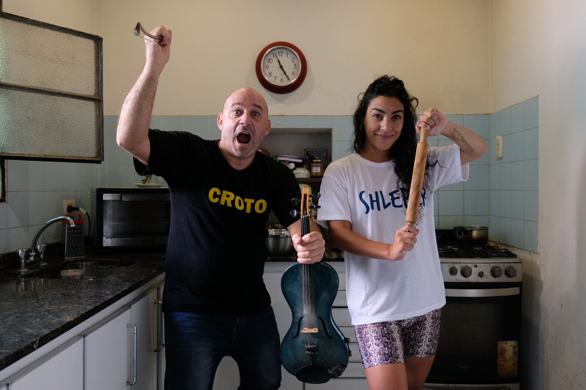 Las canciones de Croto y los platos de Shleper estarán en el próximo show de Edu Schmidt, el viernes 12 en San Telmo.