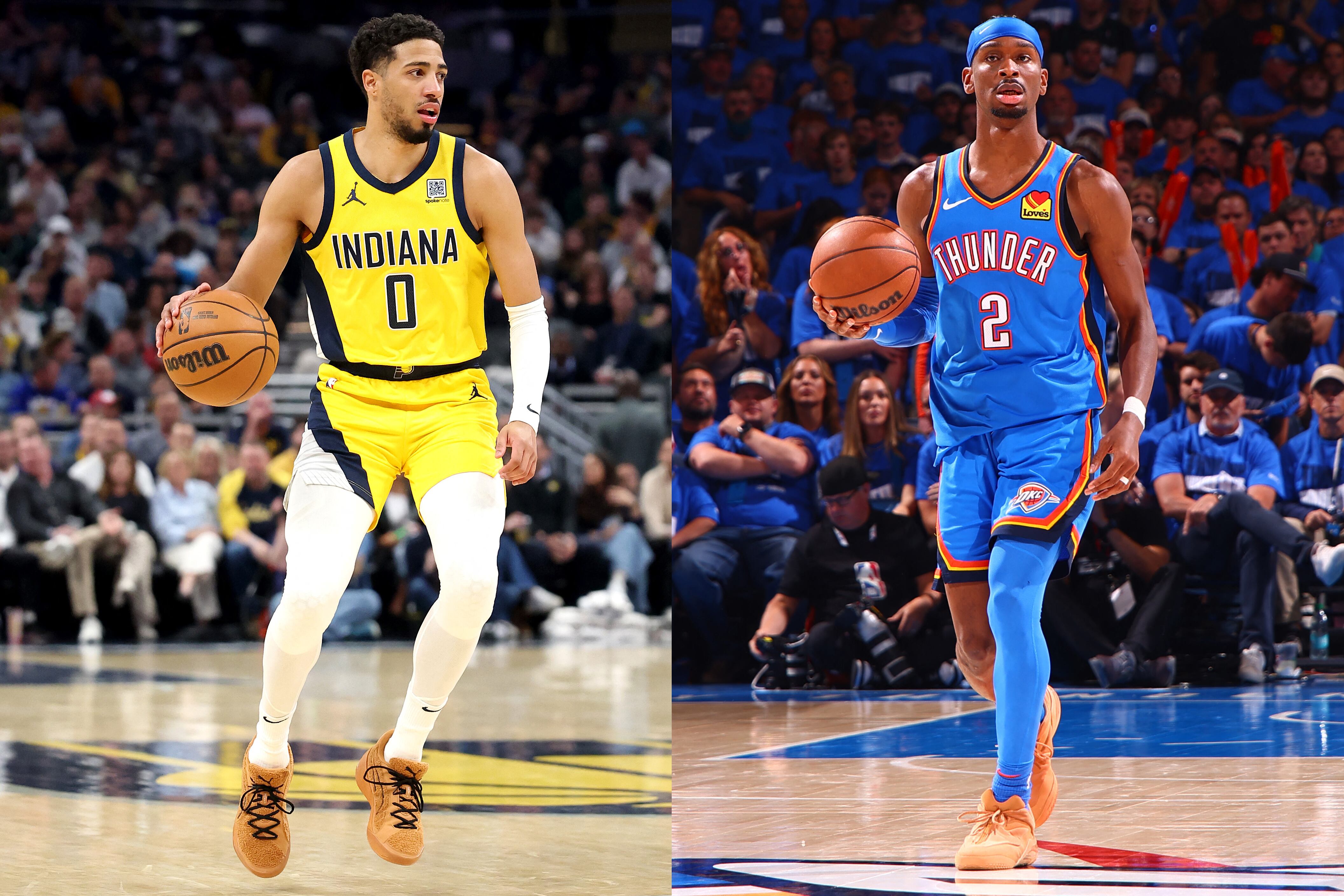 Tyrese Haliburton, carta de triunfo de Indiana y Shai Gilgeous Alexander, estrella de Oklahoma
