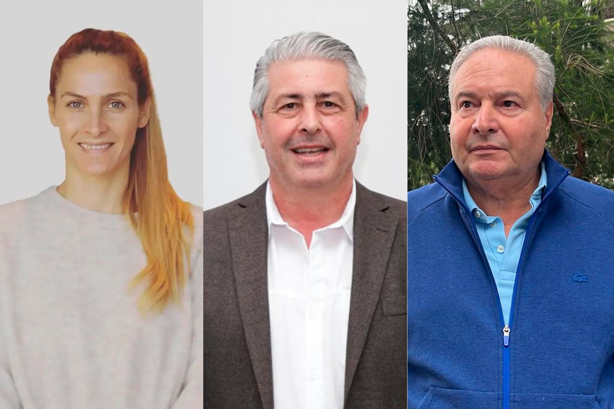 Fernanda Astorino, Javier Martínez y Ricardo Alessandro, intendentes de Capitán Sarmiento, Pergamino y Salto.
