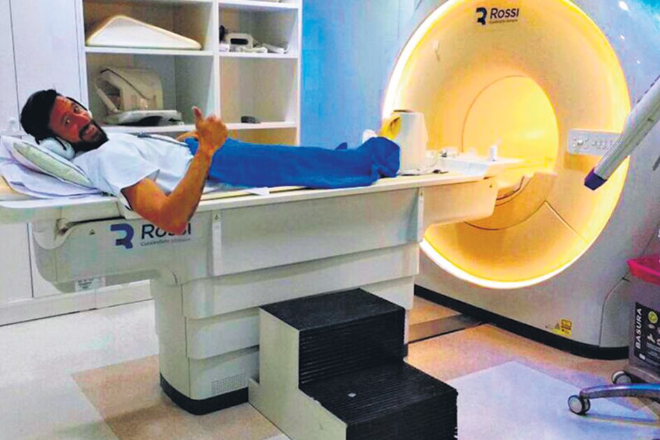 Gutiérrez se hizo ayer los estudios médicos.