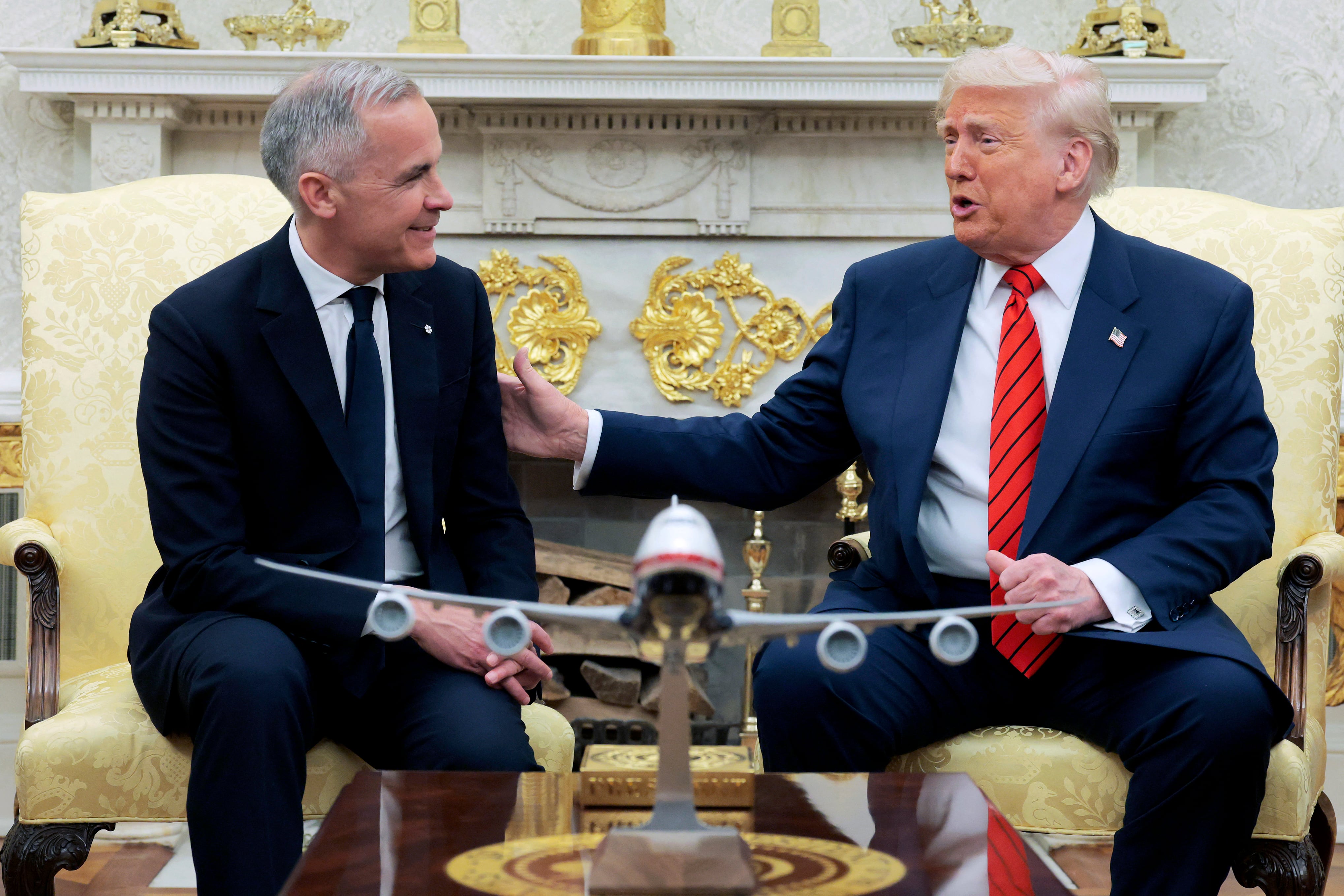 Carney y Trump en la Casa Blanca.