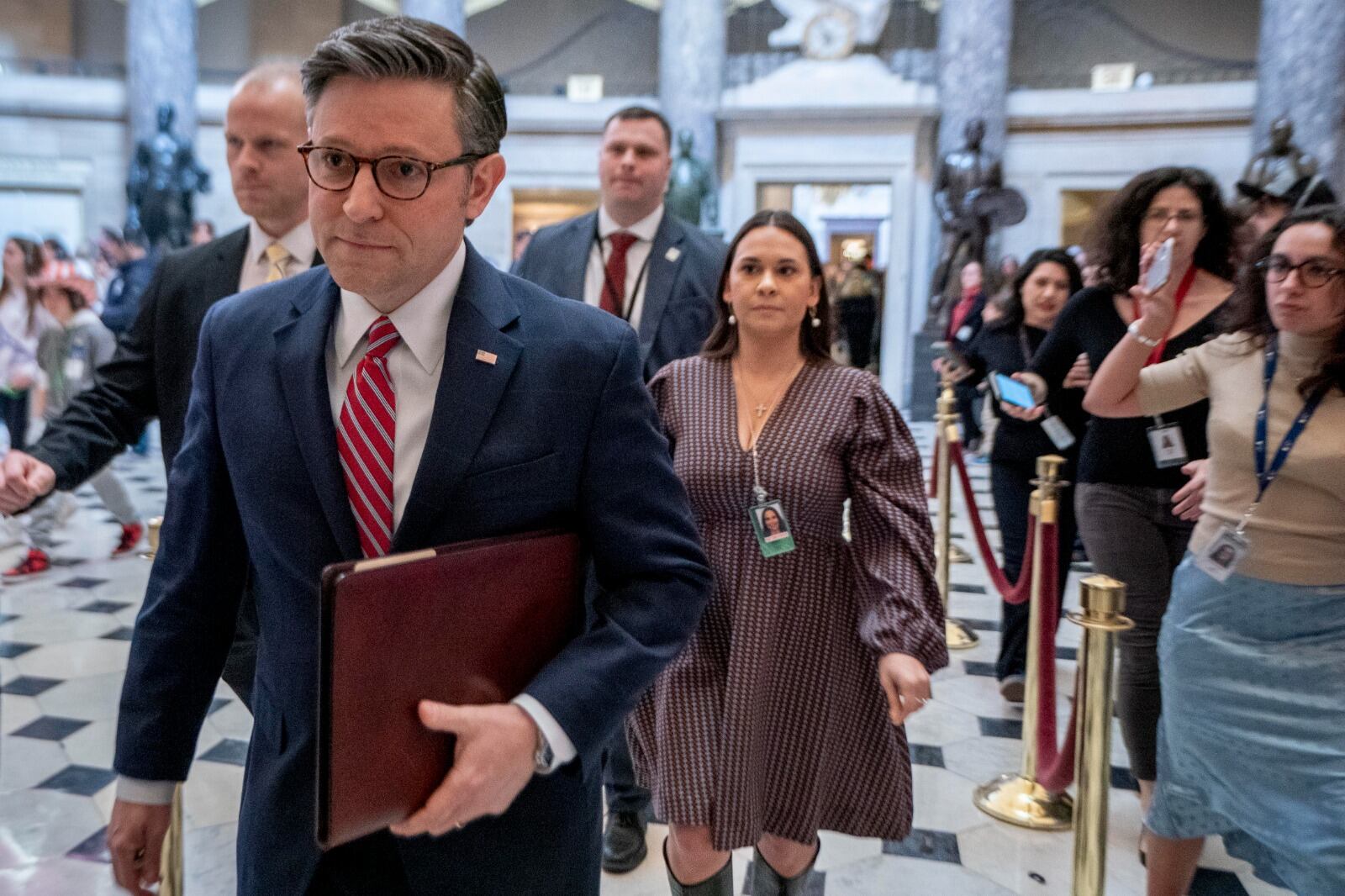 El vocero de la Casa Blanca, Mike Johnson, en el Capitolio.