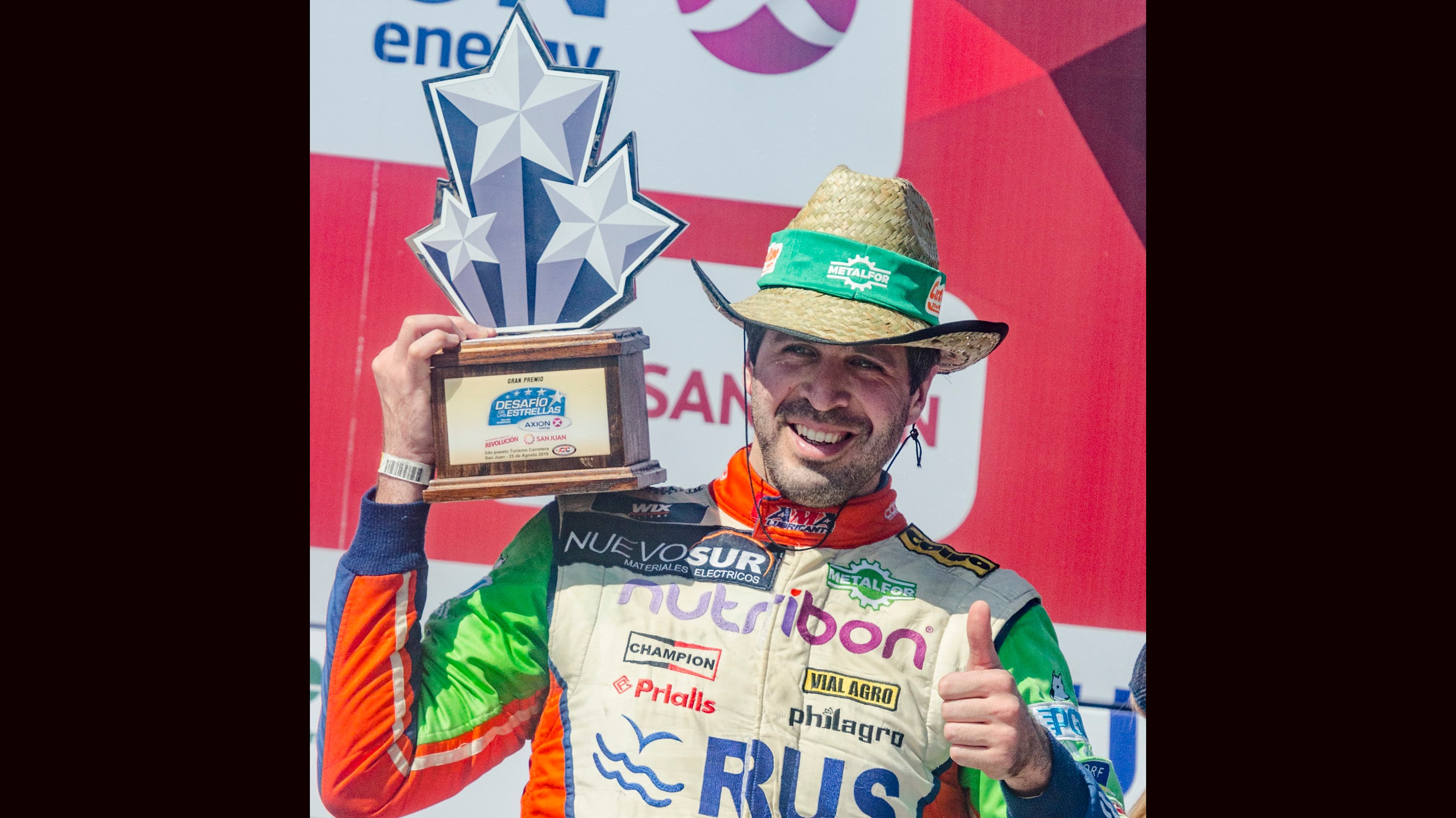 Jonathan Castellano (Dodge), finalmente el vencedor del "Desafío de las Estrellas" disputado en San Juan.