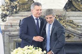 Mauricio Macri y Luis Caputo