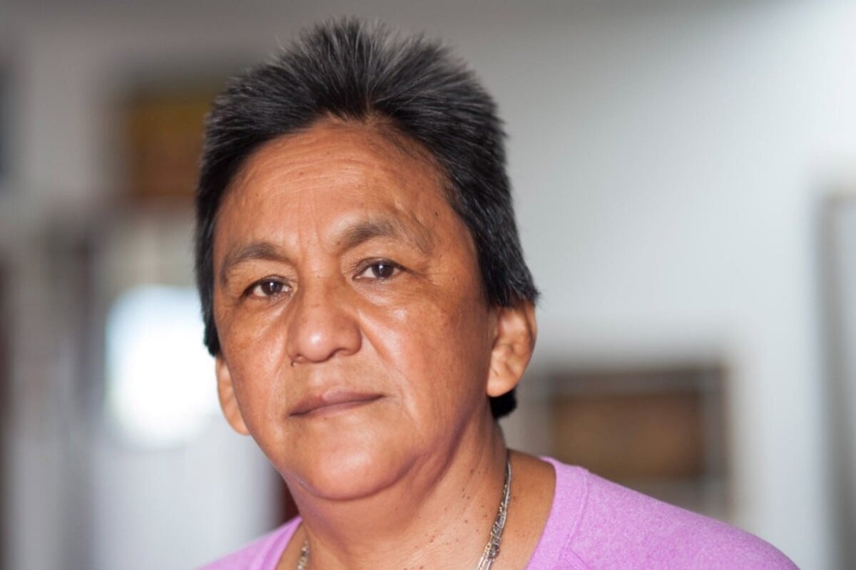 Milagro Sala, líder de la organización Tupac Amaru quien cumple prisión domiciliaria en su casa, fue trasladada a un sanatorio en San Salvador de Jujuy. Imagen: Adrián Pérez.
