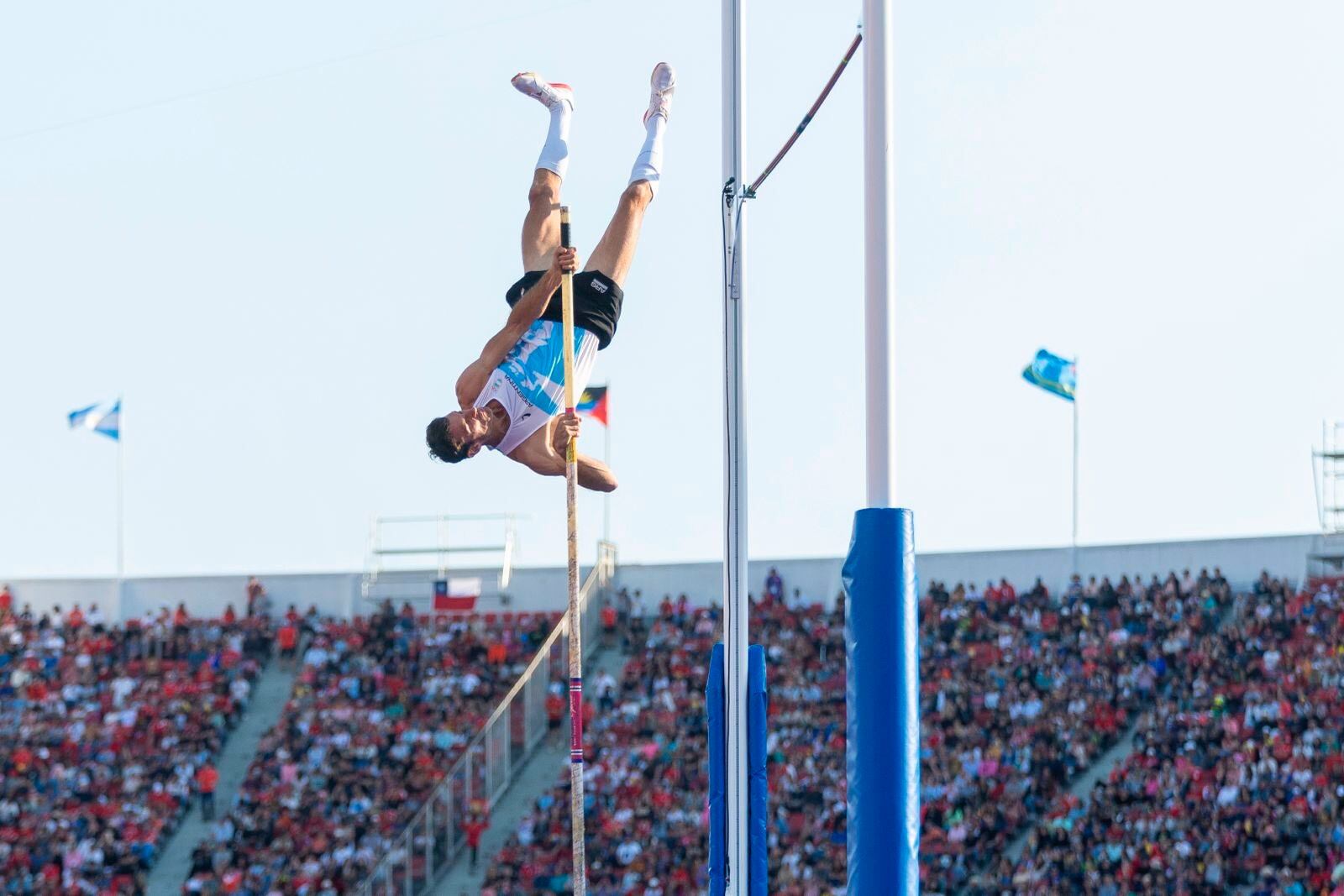 Germán Chiaraviglio durante los Panamericanos