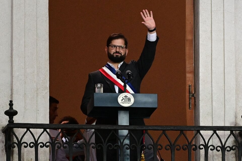 La revista Time eligió a Gabriel Boric como una de las 100 personas más influyentes de 2022. Foto AFP