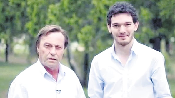 El intendente Sergio Varisco (radical) y el concejal Emanuel Gainza (PRO).