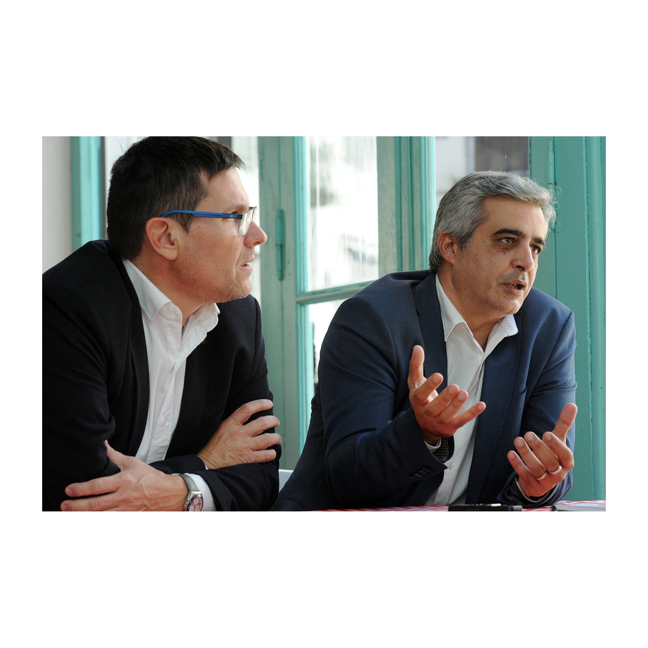 José Goity de Humanidades y Franco Bartolacci de Política.