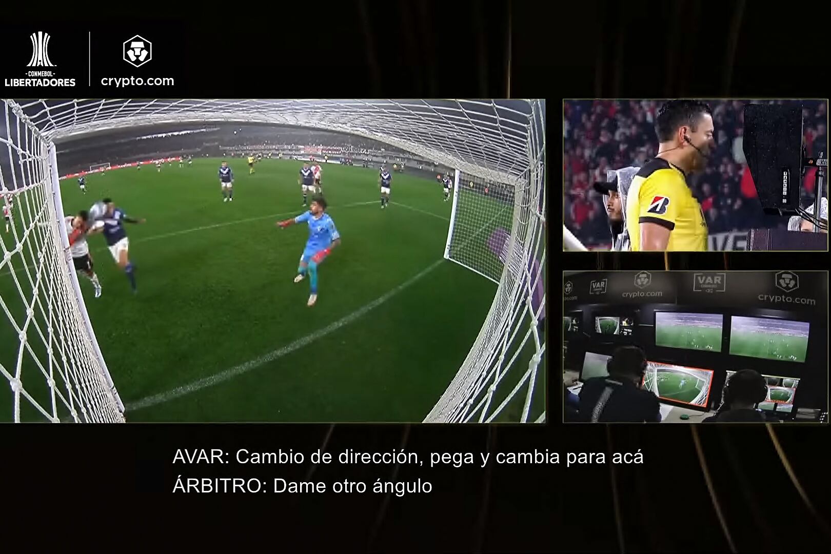El VAR real en acción.