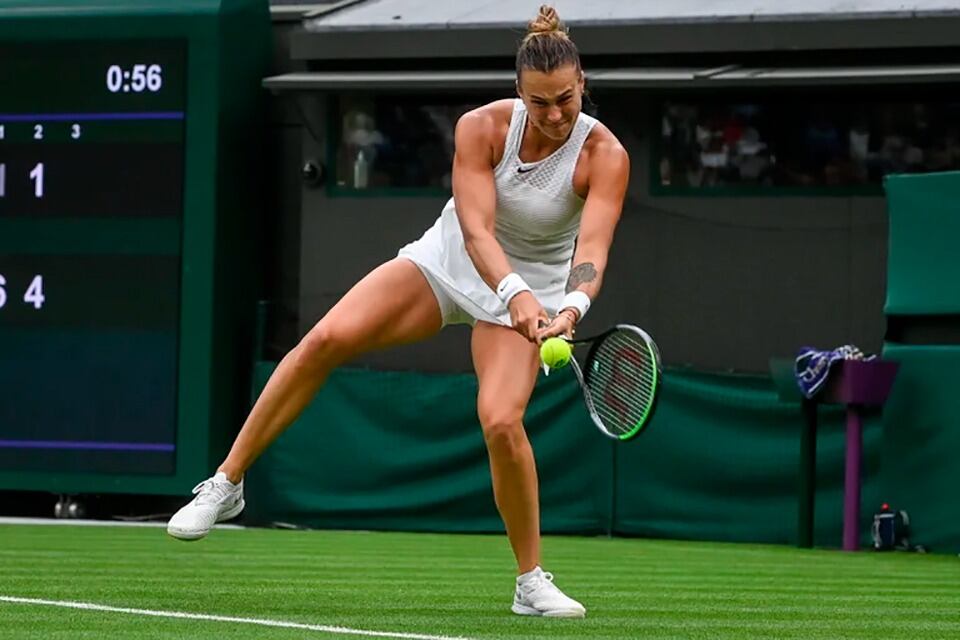 Aryna Sabalenka llegó a semifinales de Wimbledon el año pasado 