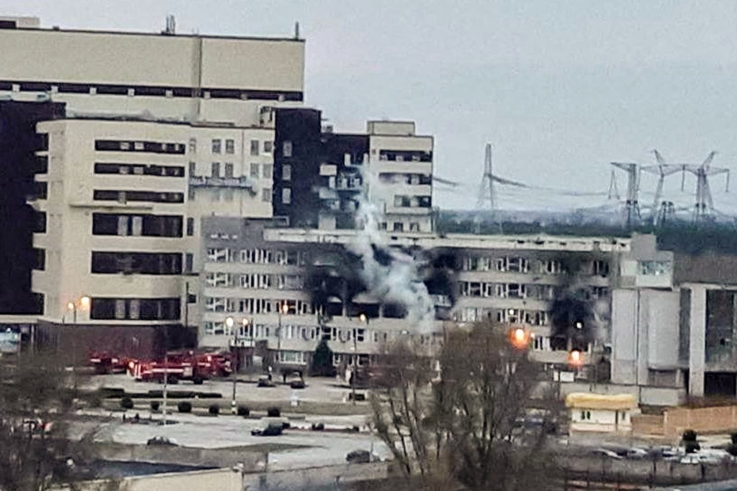 El incendio en la central nuclear de Zaporiyia disparó una disputa en la ONU.