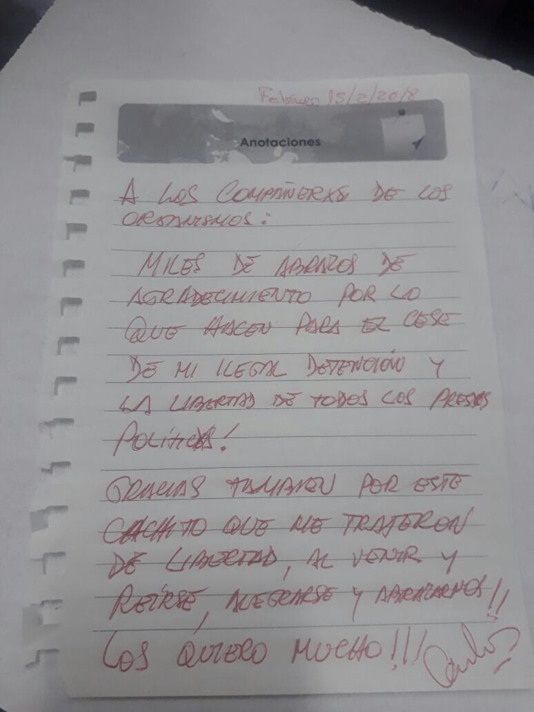 Taty Almeida, Lita Boitano y los representantes de la Liga e HIJOS, antes de entrar al penal de Ezeiza.