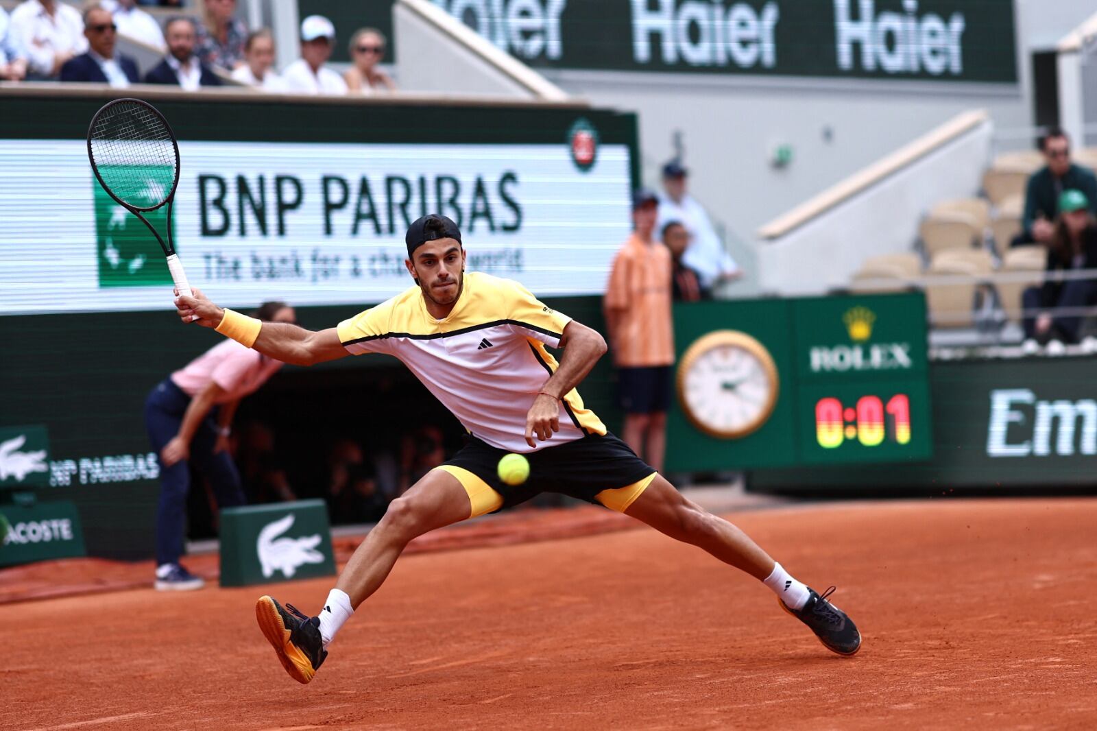 Cerúndolo jugpo un partidazo, pero no le alcanzó ante Djokovic