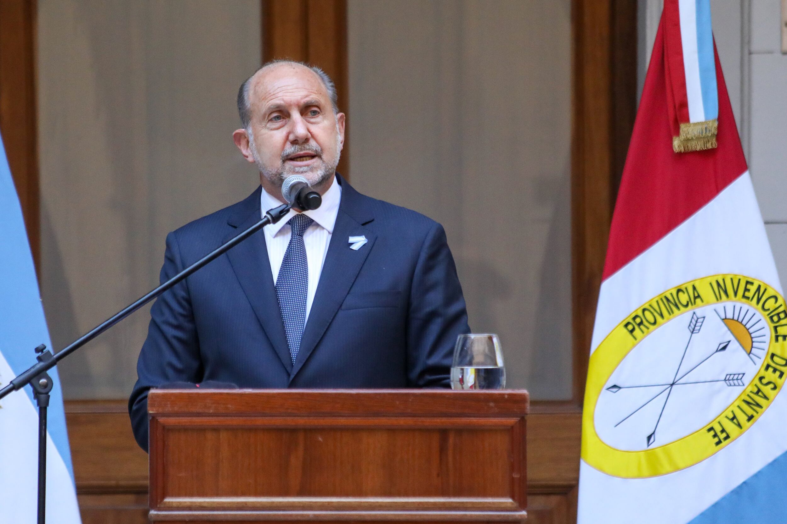 El gobierno de Perotti reaccionó de inmediato ante el rechazo de la ley. Imagen: Gentileza Gobernación de Santa Fe