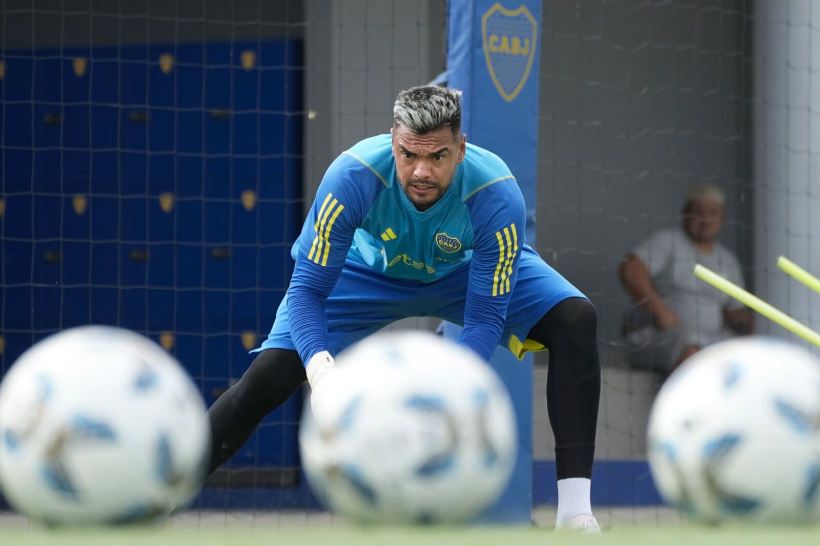 Romero, una de las figuras xeneizes en el Superclásico.