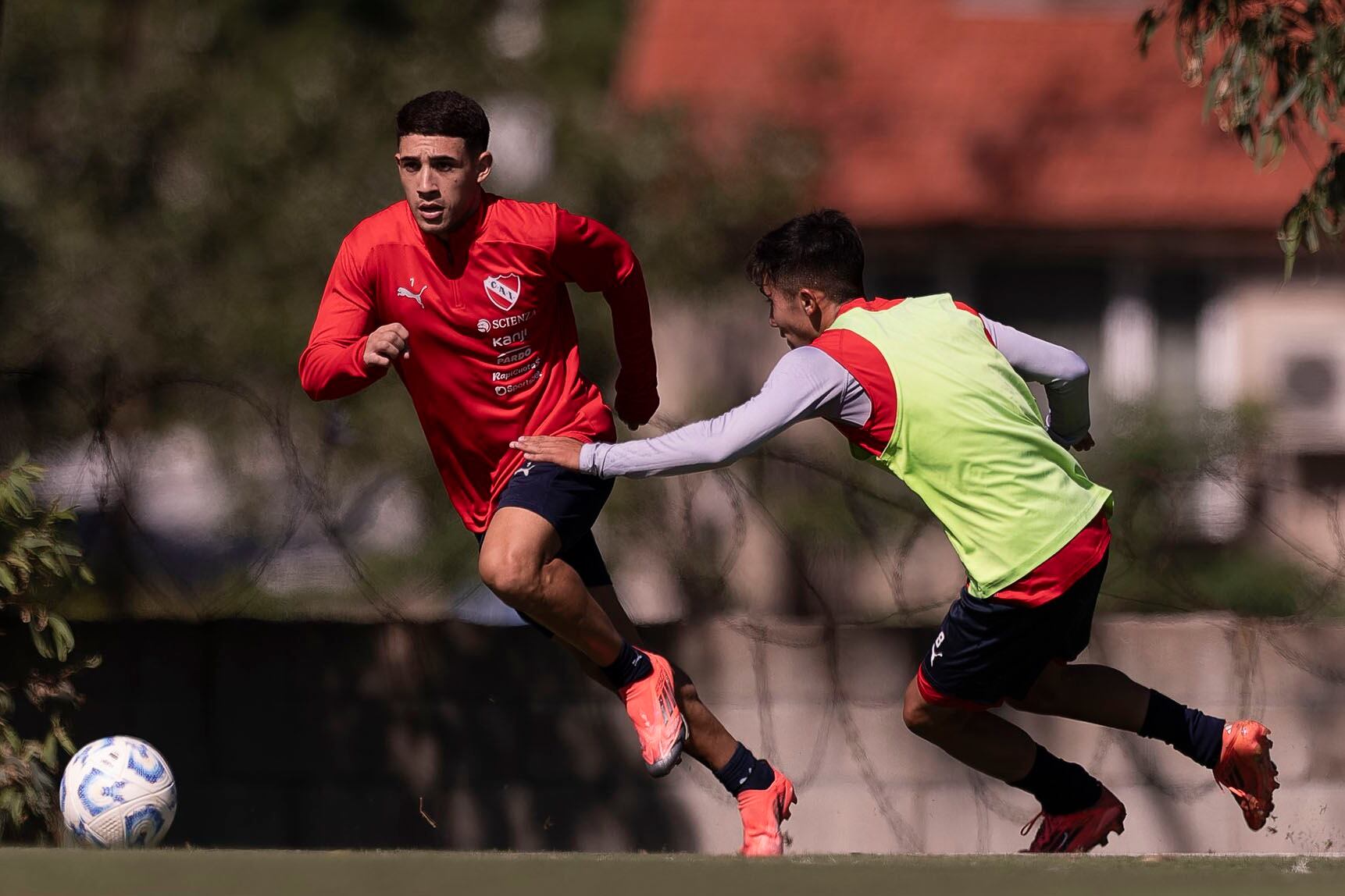 El plantel del Rojo trabajó en Villa Domínico