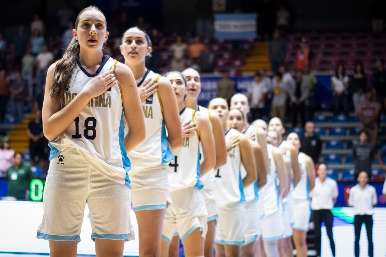 La Selección femenina de básquetbol.