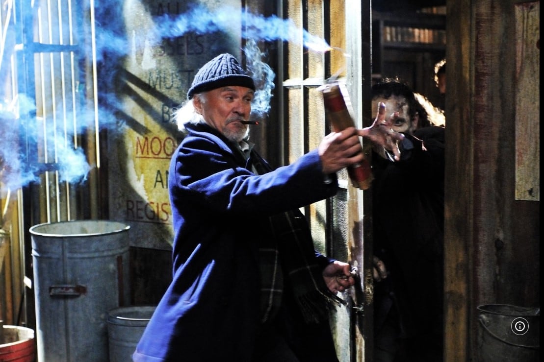 El actor canadiense en el film "La resistencia de los muertos", de 2009. 