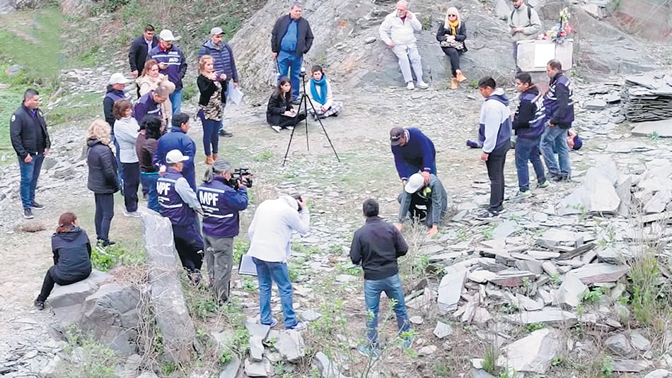 Un día de reconstrucciones del crimen de Javier Chocobar, en Chuschagasta de Tucumán.