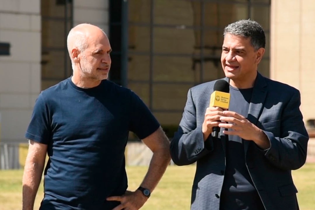 Viejos tiempos, cuando Horacio Rodríguez Larreta y Jorge Macri convivían dentro del PRO.