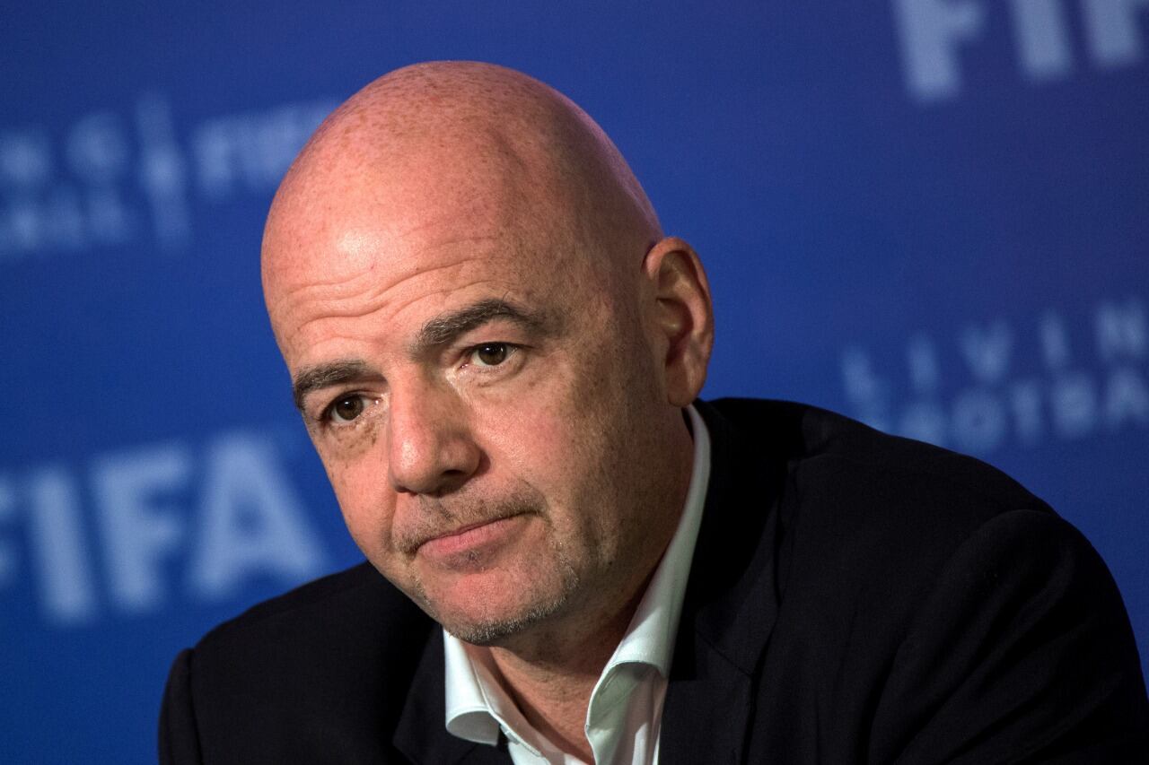 El presidente de la FIFA Gianni Infantino.
