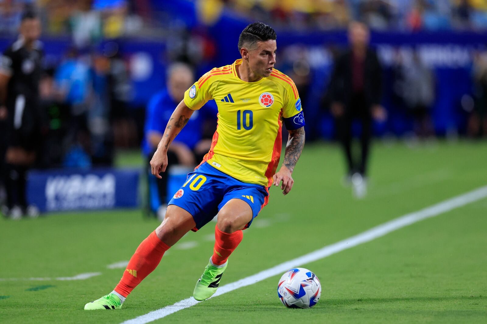 James Rodríguez es el armador de juego de Colombia