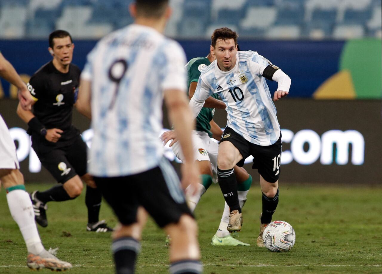 "Ankara" Messi, justamente, contra Bolivia en el 4-1 del lunes