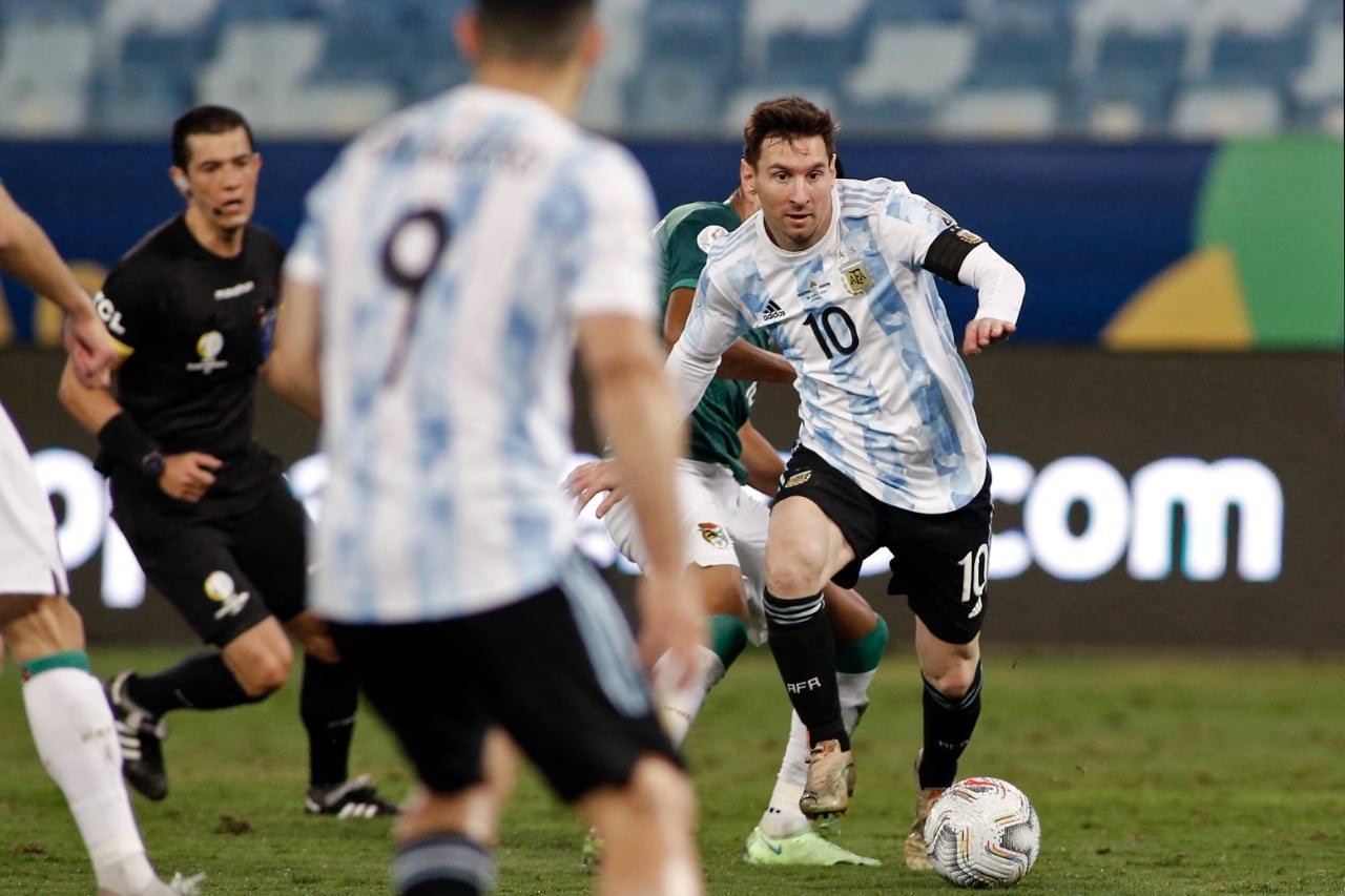 "Ankara" Messi, justamente, contra Bolivia en el 4-1 del lunes