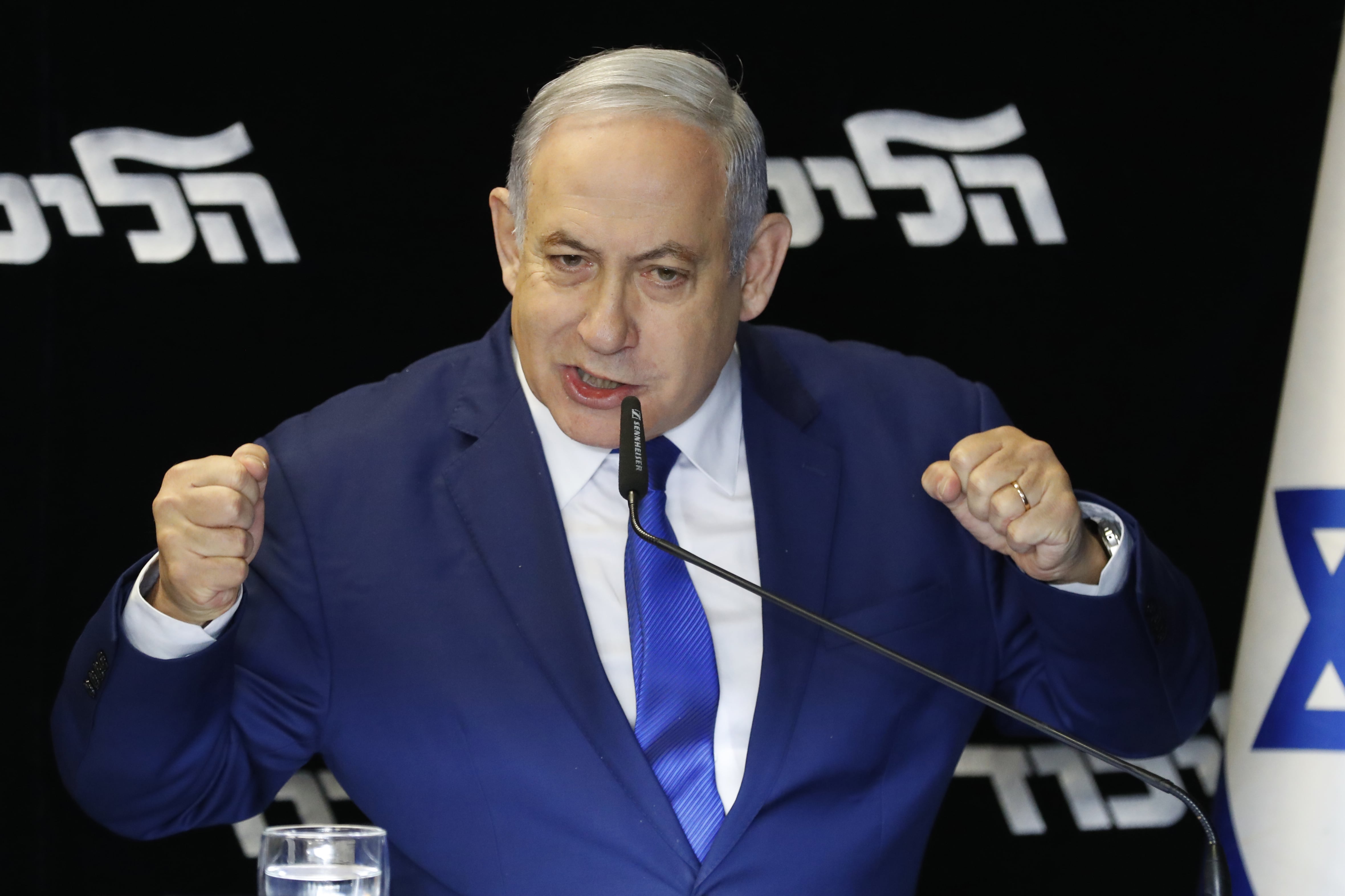 Netanyahu ratificó su liderazgo en las internas de su partido.