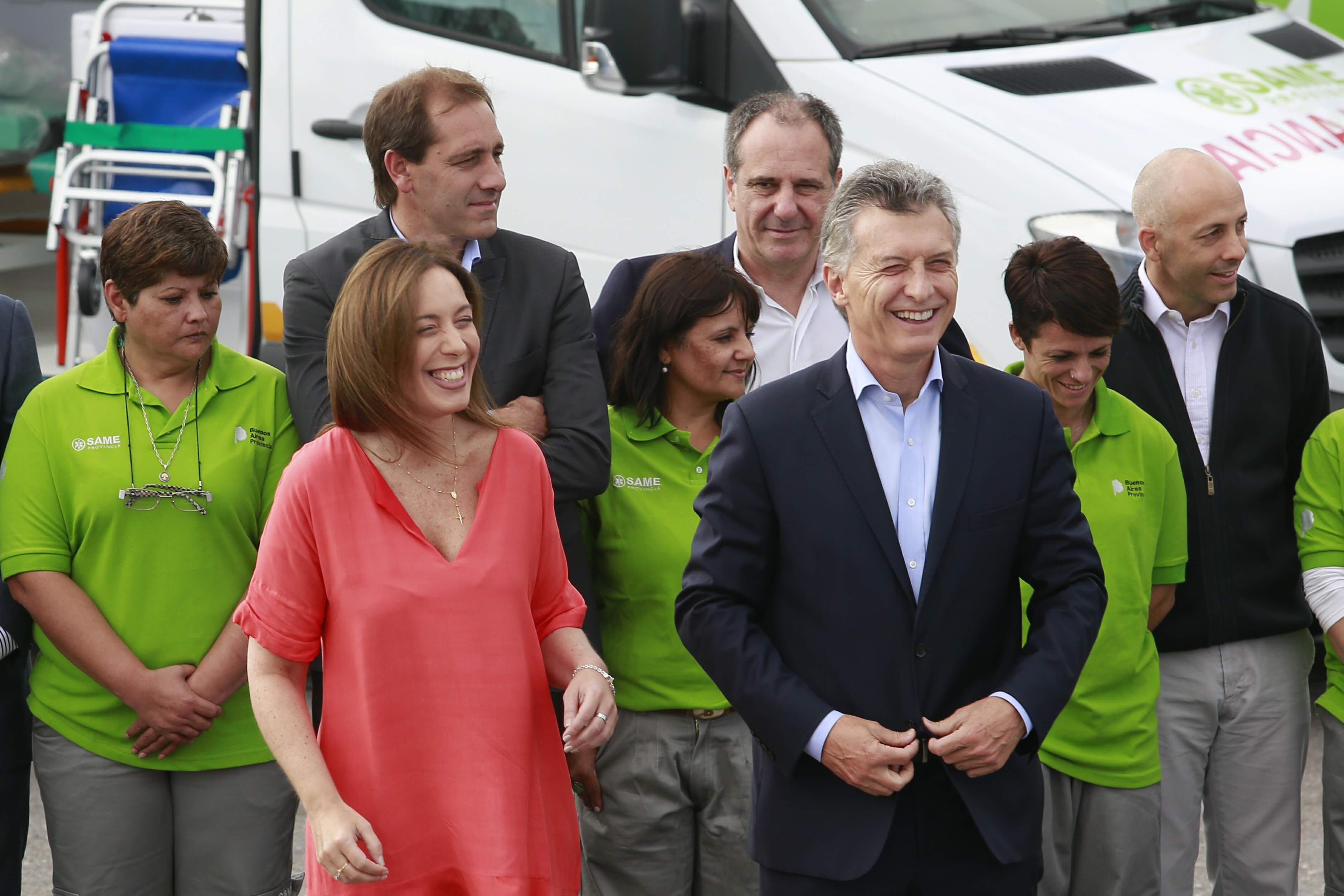 Macri elogió a Vidal en una cuidada puesta en escena que no dejó librada al azar la elección de su vestuario.