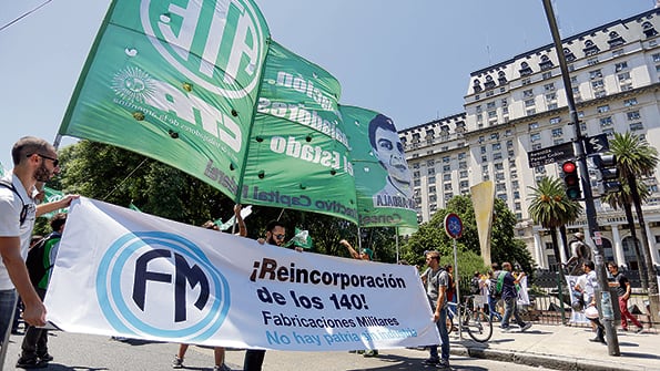 Riva había asumido en Fabricaciones Militares en agosto de 2017.