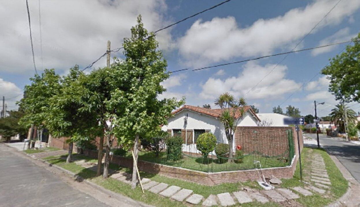 La vivienda de la calle El Jume al 2900 que fue asaltada por Gustavo Quispe.