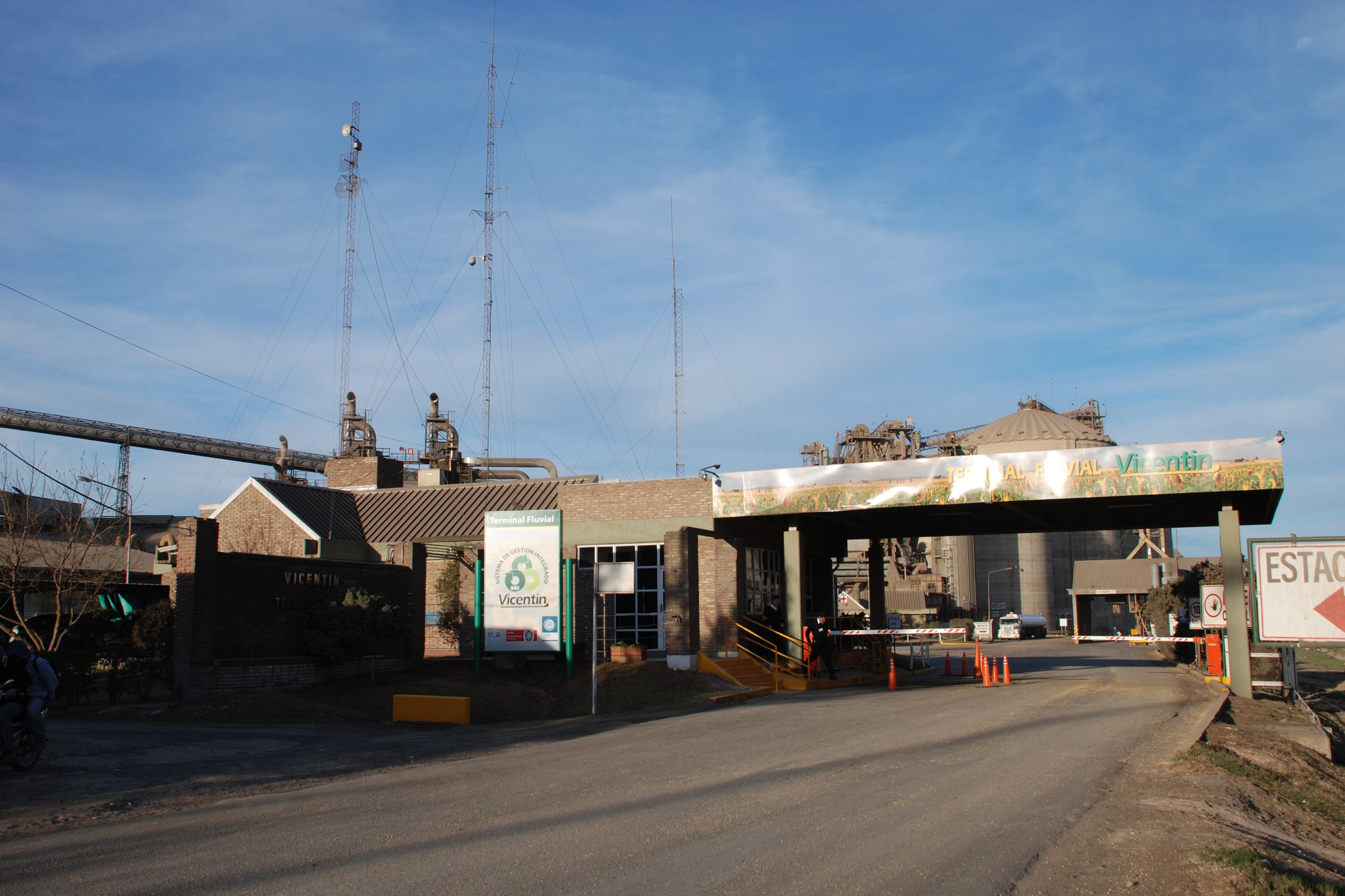 La terminal fluvial de Vicentín