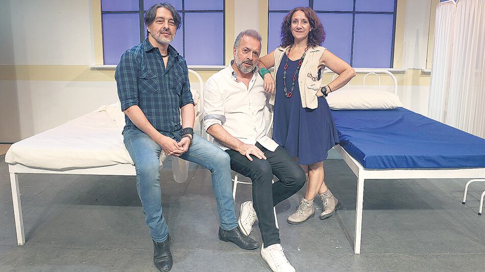 Gabin, Prol y Pires. El estreno será el próximo sábado en el teatro La Comedia.