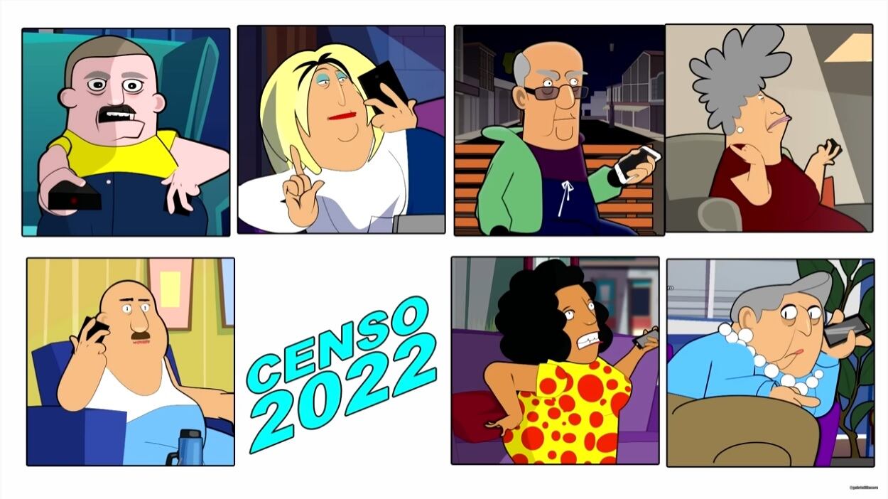 El humorista y autor de "Gente Rota", Gabriel Lucero, realizó el resumen del Censo 2022. Foto: (Youtube/Gabriel Lucero).