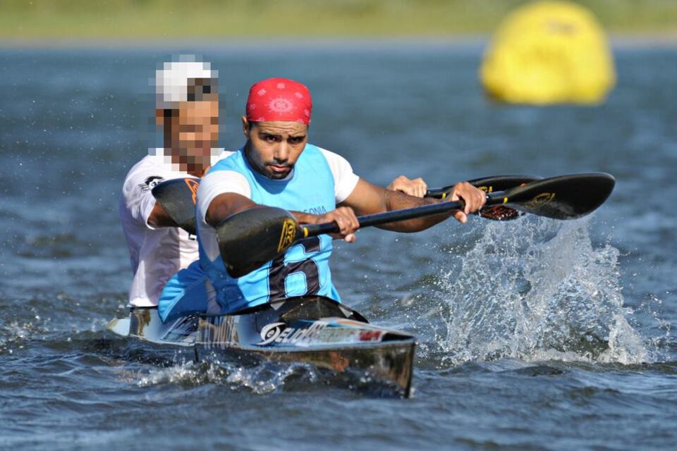 Néstor Pinta es un destacado palista y funcionario de deportes en Carmen de Patagones.