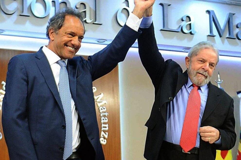"Que Dios te ilumine para lograr todos tus sueños y objetivos para Brasil", le deseó Scioli a Lula a través de un mensaje en redes sociales. (Foto: Twitter)