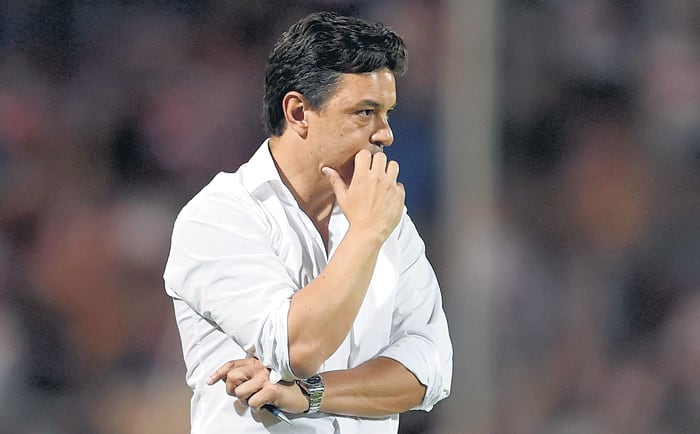 Gallardo también dijo que River buscará recuperar terreno en la Superliga.