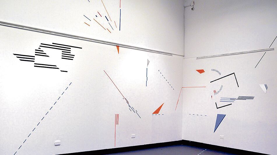 Vista parcial de la instalación de Cecilia Ivanchevich en el MUNT.