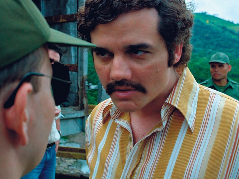 El brasileño Wagner Moura interpreta al colombiano Pablo Escobar, el protagonista de Narcos.