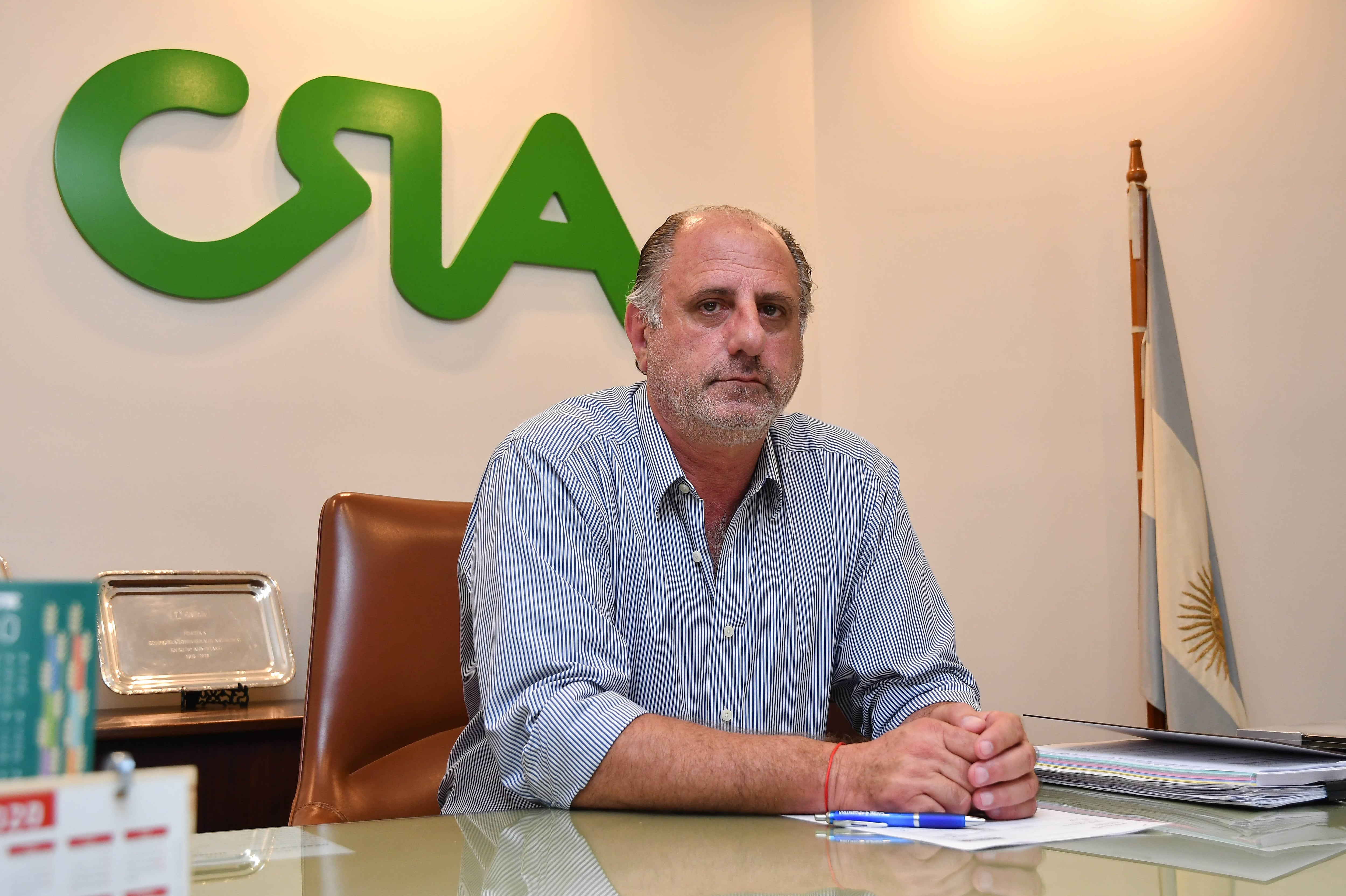 Jorge Chemes, titular de Confederaciones Rurales. La voz del modelo agroexportador concentrado.