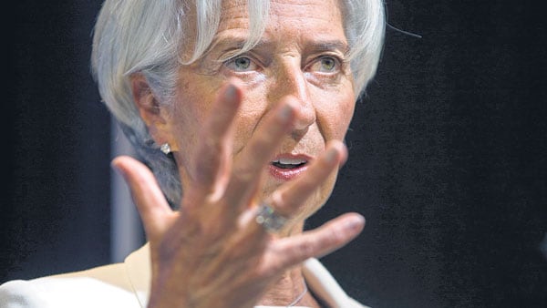 Christine Lagarde, titular del FMI, seguirá de cerca las negociaciones que hoy continuarán en Washington con el gobierno argentino.