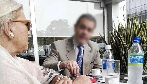 La foto que los espías le tomaron a Elisa Carrió en Paraguay en 2017.