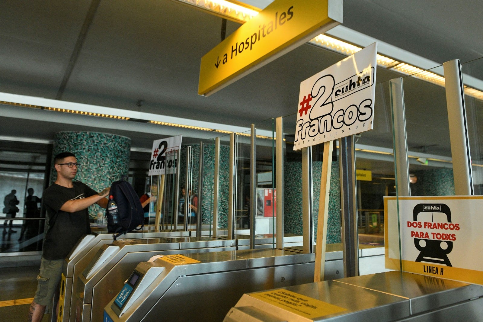 Subtes interrumpidos hasta las 12 de la noche de este martes