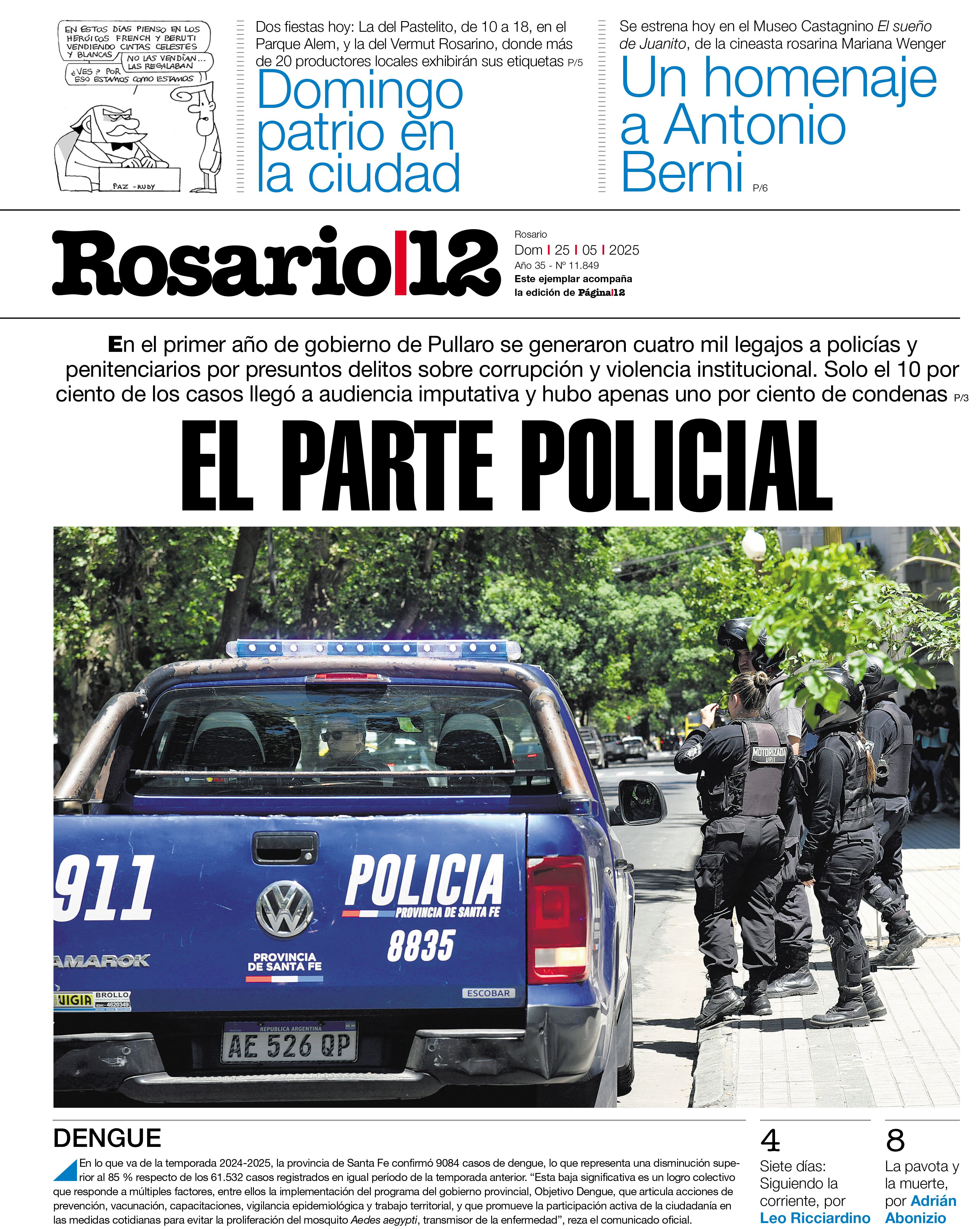 Policías y penitenciarios, objetivo no - 24/05/2025