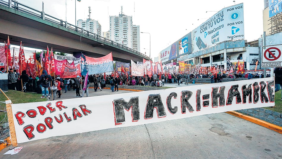 Las amenazas de la ministra Bullrich no impidieron la protesta.