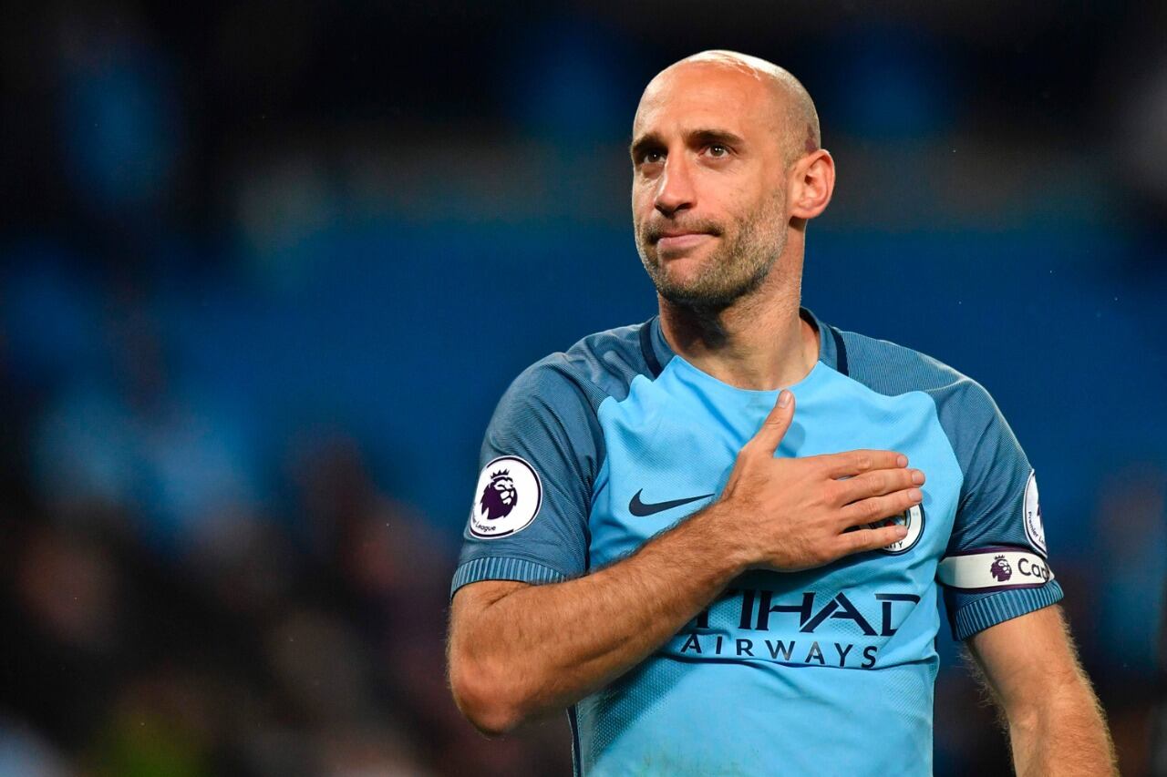 Zabaleta ganó con la Selección la medalla de oro en los Juegos Olímpicos 2008.