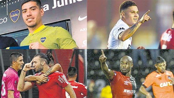 Lucas Olaza o Sebastián Villa (Boca). Juan Fernando Quintero (River). Francisco Silva (Independiente). Luis Leal (Newell’s).