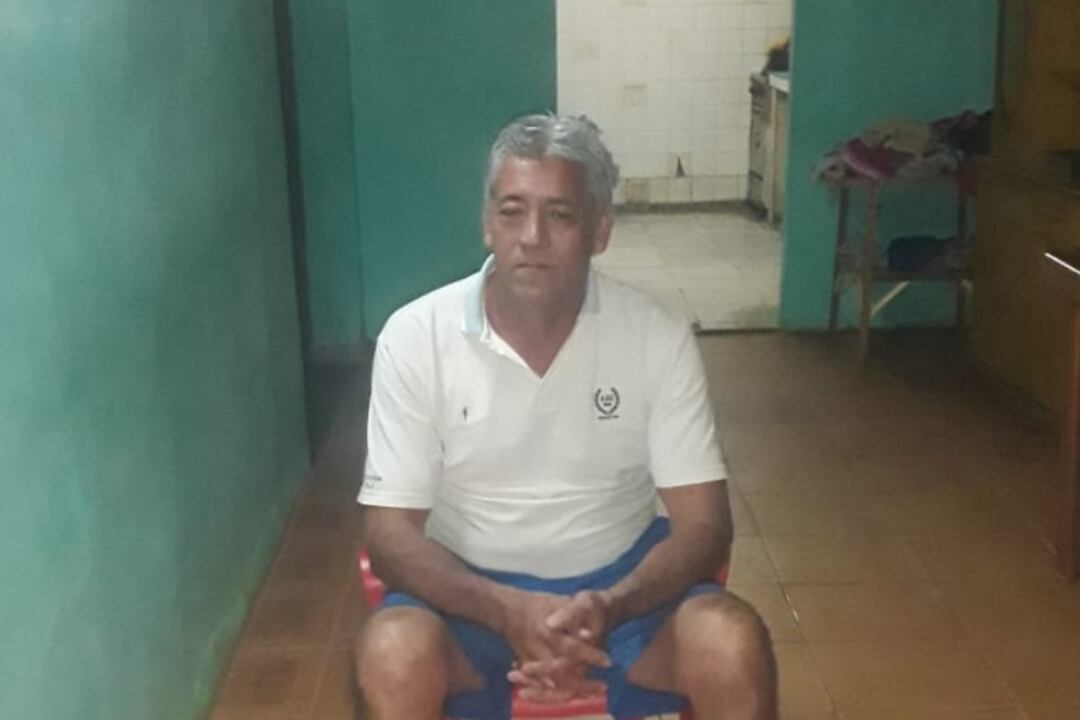 Santos Centurión, padre del joven golpeado